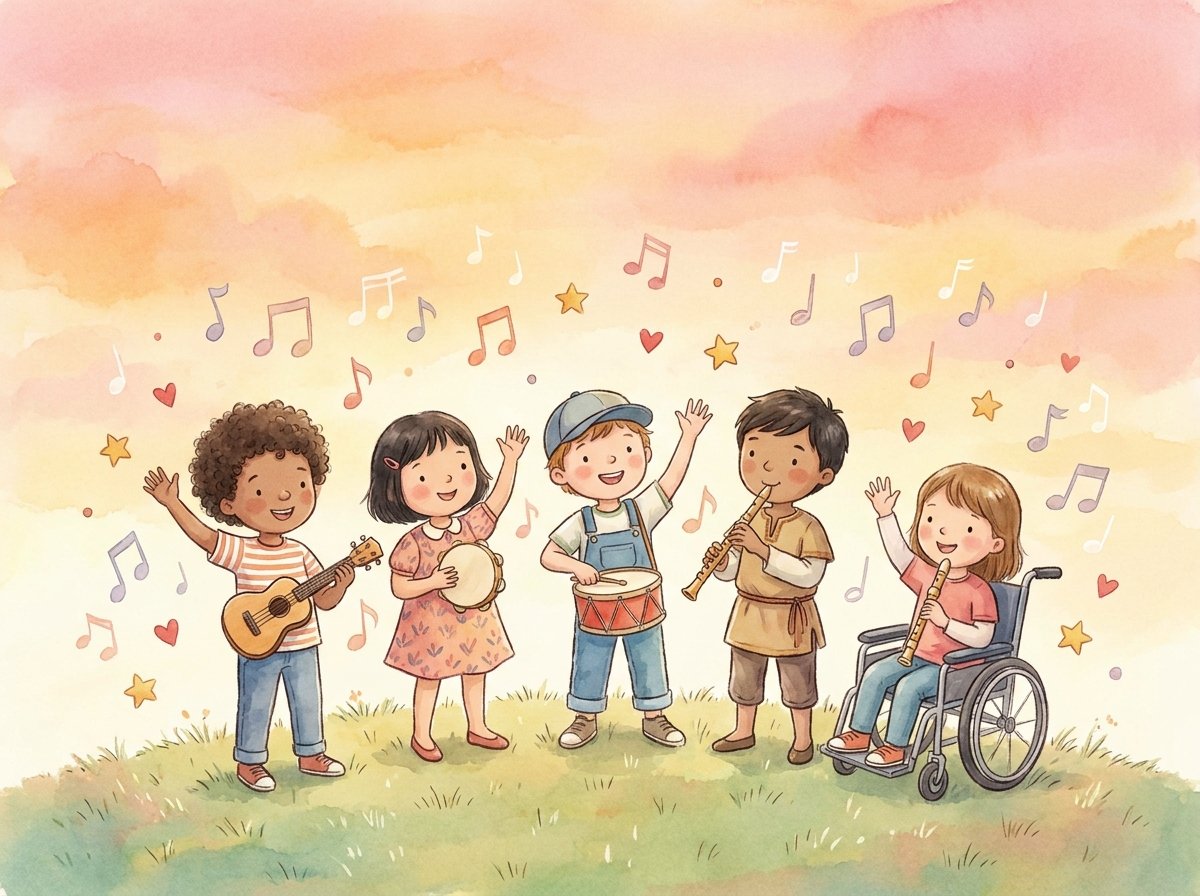 Los niños despidiéndose